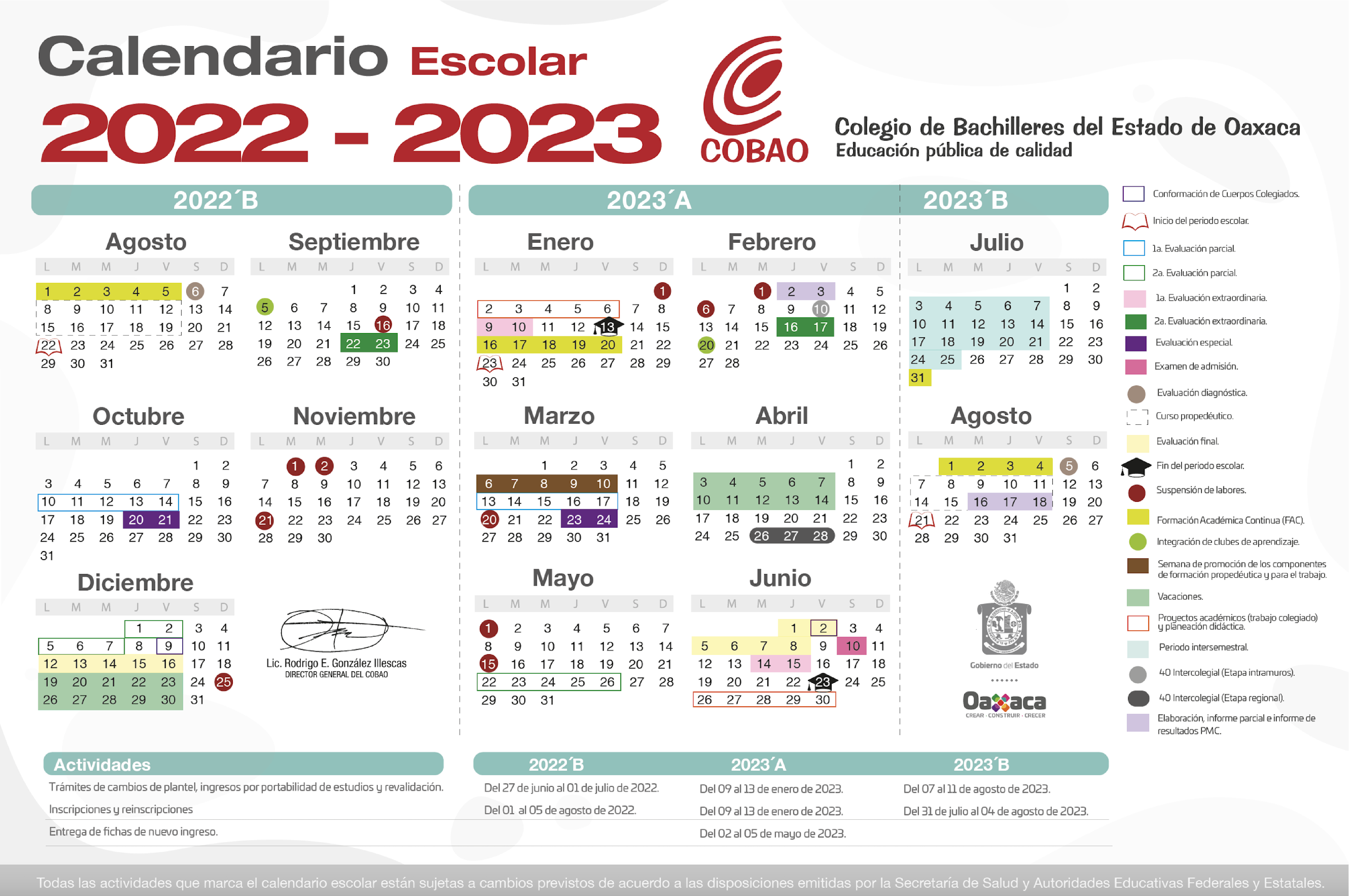 Calendario Escolar 2024 Cobao Image to u